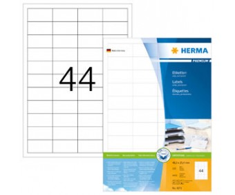Kleebisetiketid Herma Premium - 48.3x25.4mm, 100 lehte